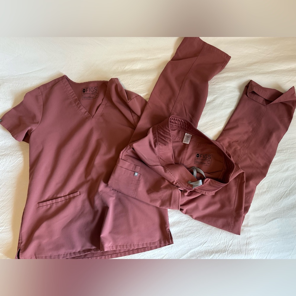 Figs scrub set M/M Tall mauve